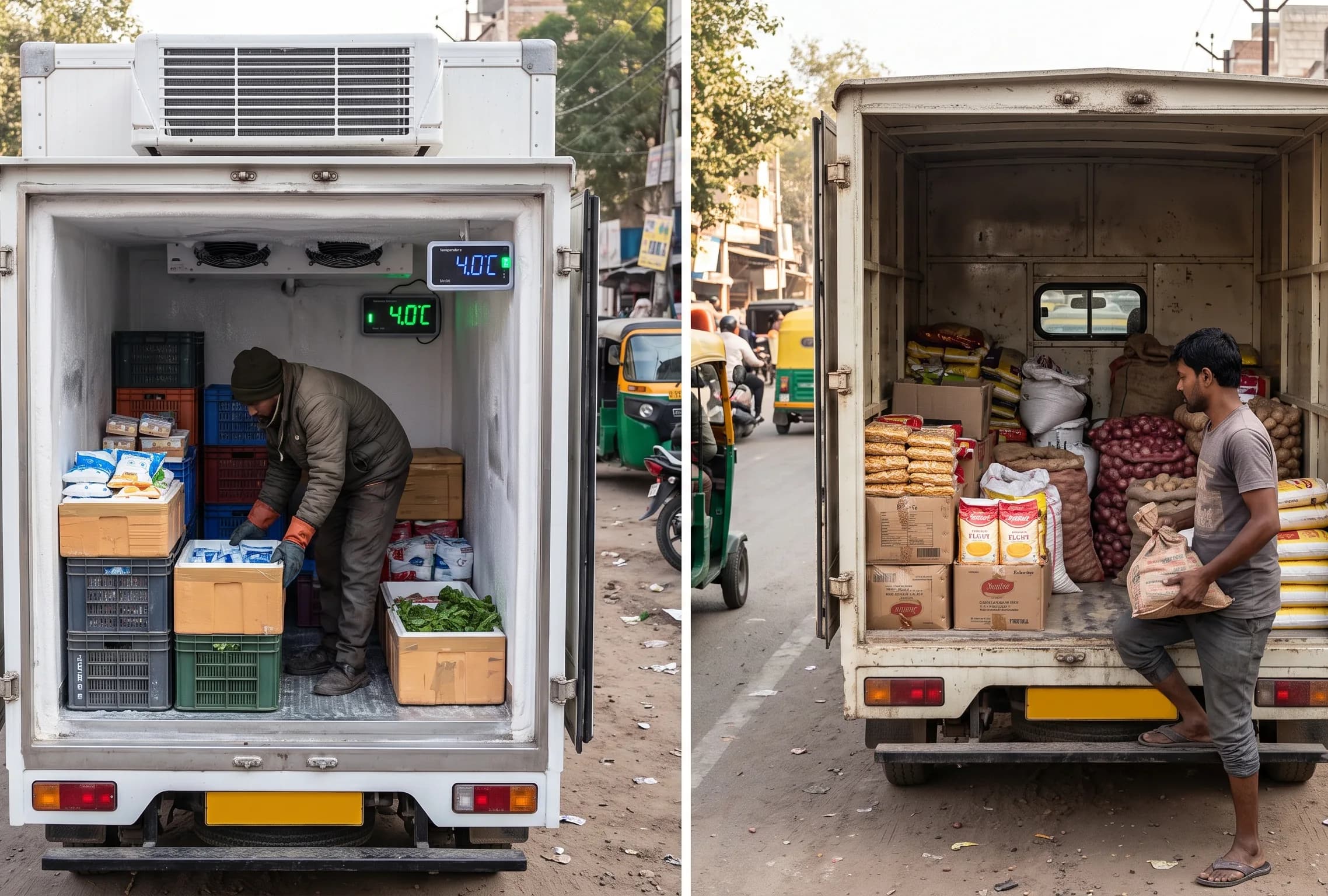 Dry vs Refrigerated Vehicle Food Delivery in India: Which Is Right for Your Business?