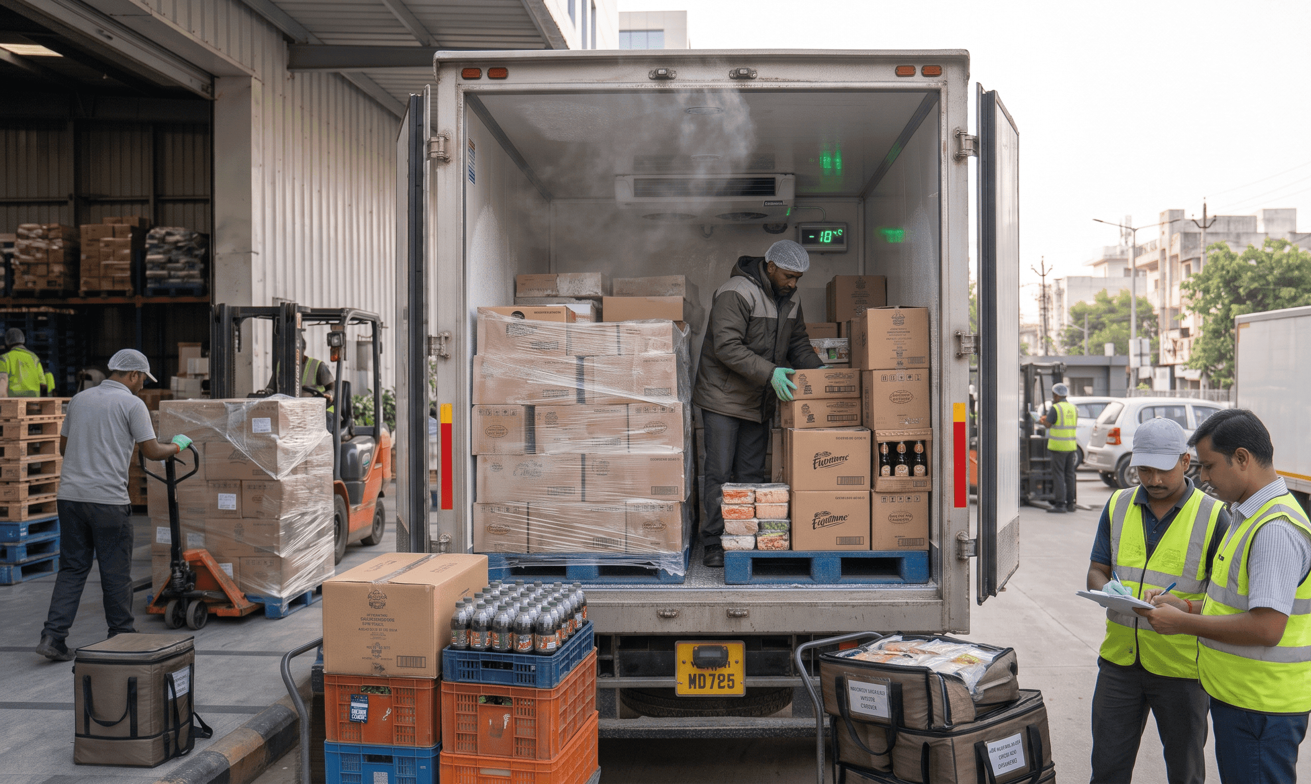 Frozen Food Transportation Services for F&B Brands in India