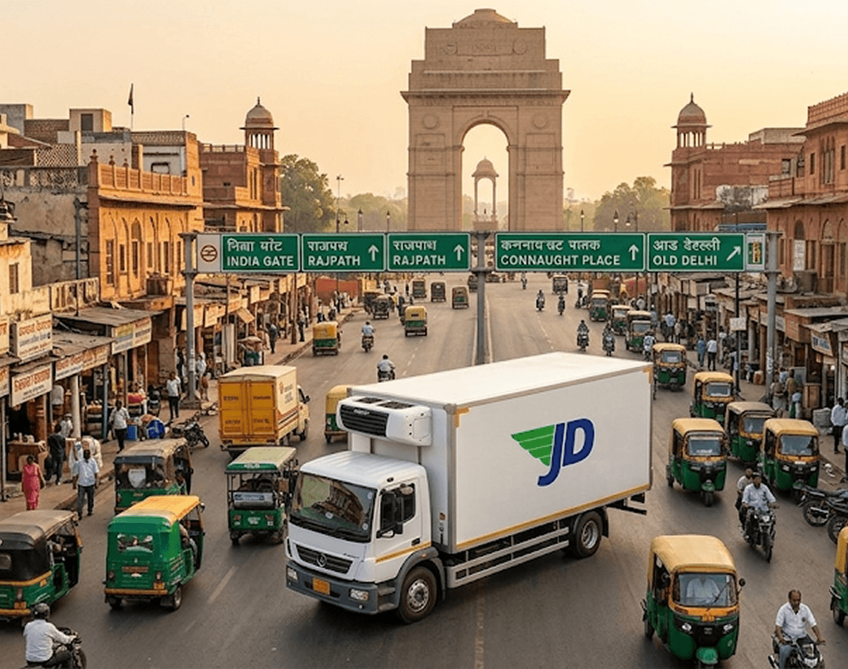 Just Deliveries inter city logistics services in Delhi