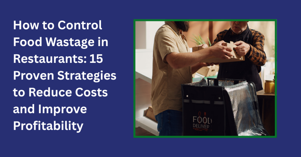 how to control food wastage in restaurants