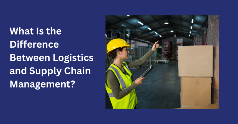 what is the difference between logistics and supply chain management