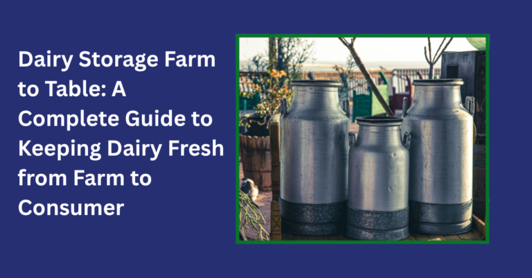 dairy processing cold storage